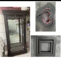 قاب ها ۳تیکه و بوفه شیک و زیبا جنس درخت گردو