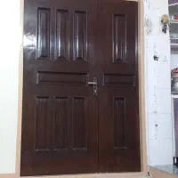 درب تمام چوب ورودی
