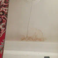 آیینه بیضی گرد وشیشه جلو مبلی