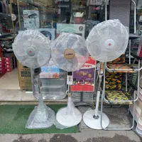 پنکه ایستاده سفید طوسی پارس خزر