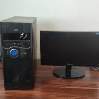کامپیوتر (کیس و مانیتور) فروش فوری قیمت پایین