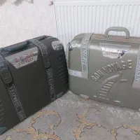 دو چمدان توسی وذغالی قیمت مناسب