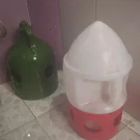 آبخوری سفالی و پلاستیکی