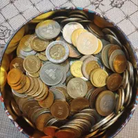 سکه قدیمی کیلویی حدود یک و نیم کیلو