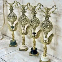 برنز گلدان سطل جادستمال برنج برنزی برنجی