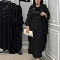 مانتو عبایی مجلسی لاکچری