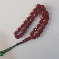تسبیح عقیق سرخ یمنی.