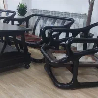 مبل در حد نو بامبو خاص راحتی کلاسیک با میز