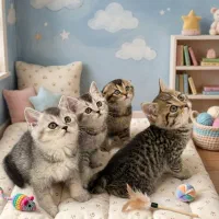 گربه اصیل اسکاتیش