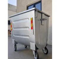مخزن زباله سطل آشغال660/770/1100لیتری شهری مدل FP