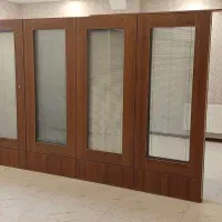 پارتیشن تمیز با پرده کرکره ولومی