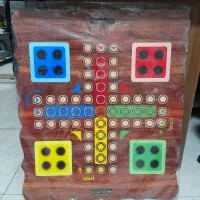 منچ و مارپله چوبی ۴ نفره در ۲ طرح مربع و گرد