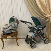 سرویس۳ تکه کالسکه آمریکایی محکم دسته دوطرفه تمیز