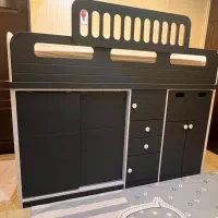 ست تخت دو طبقه یک نفره کمجا نوجوان