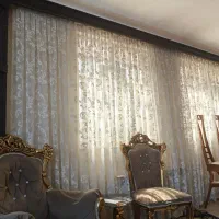 پرده توری پنج و نیم متر