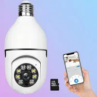 دوربین لامپی مدل LuxEye / بدون سیم‌کشی / اورجینال