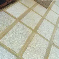 موزاییک واش بتن موزائیک پلیمری جدول نرده دورباغچه