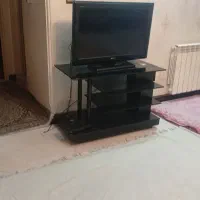 میز تلویزیون شیشه ای ،مشکی