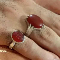 انگشتر عقیق سرخ یمنی