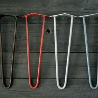 پایه سنجاقی دوشاخ سه شاخ سه پایه رنگ کوره ای