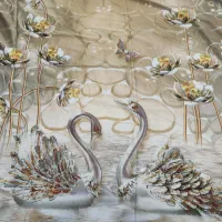 پارچه چادری / چادر رنگی مجلسی ۴ بعدی / چادر مجلسی