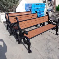 نیمکت فلزی دسته چدن چوب پلاست کد ۱۰۱