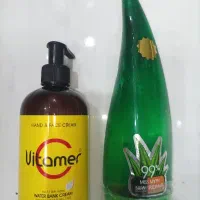 ژل آلوورا و کرم دست و صوزت ویتامین سی (vitamin C)