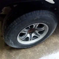 رینگ و لاستیک2عدد دلکو و واترپمپ پاترول 6 سیلندر