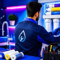 سرویس نصب فروش تصفیه آب خانگی آب‌شیرین کن