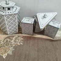 لوستر چوبی ال ای دی