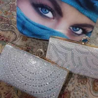 کیف لوازم آرایش چمدانی + ۲ کیف مجلسی عروس خارجی