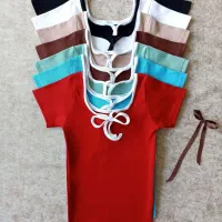 تیشرت یقه پاپیونی