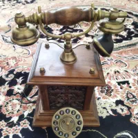 تلفن چوبی زیبا