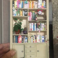 دکوری کتابخانه مینیاتوری