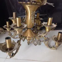 یک عدد لوستر برنجی
