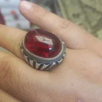 انگشتر یاقوت قدیمی خوش رنگ