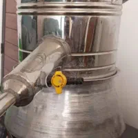 دیگ گلاب گیری۷۰لیتری سر جفتی با واشر دار