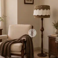 آباژور کنار سالنی مکرومه