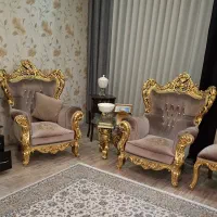 مبل سلطنتی ۹نفره بسیار تمیزقیمت مفت