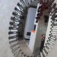 ست ایینه با ساعت تمیز بدون خط و خش