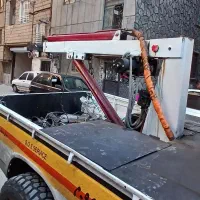 دکل هیدرولیک نیسان جرثقیل با لگن پادرا