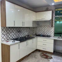 کابینت رنگ کرم