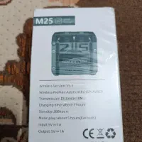 هدفون بی‌سیم M25 کد 36441 مشکی نقره‌ای