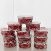 پای مرغ و سنگدان چرخ شده تازه مخصوص سگ وگربه ها