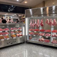 یخچال قصابی دو متری ،دونیم متری ایستاده تمام استیل