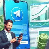 کار فروش با گوشی