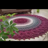 فرشینه بافتنی مکرومه بافی قلاب بافی