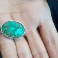 پلاک گردنبند نقره فیروزه اصل