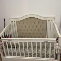تخت کودک تمام چوب سایز ۱۳۰*۷۰ به همراه تشک