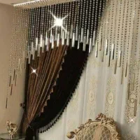 پرده کریستالی،آویزکریستالی